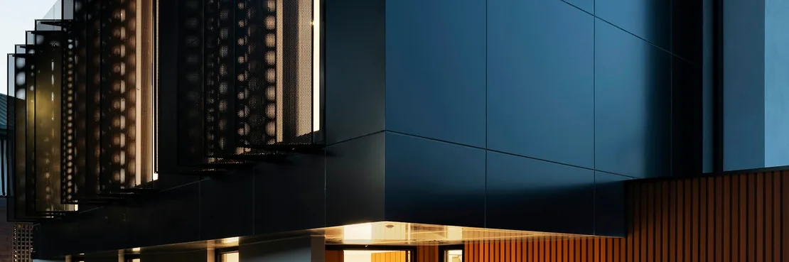 Private residential house exterior
