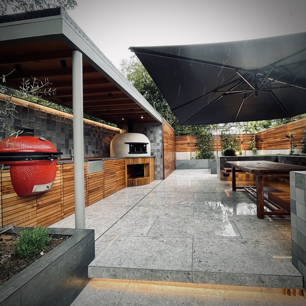 Landscaped rear garden