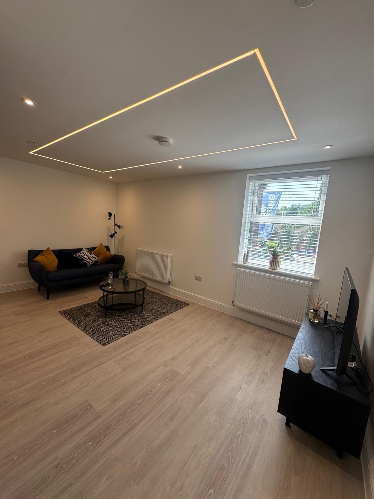 Automotive House finished reception room