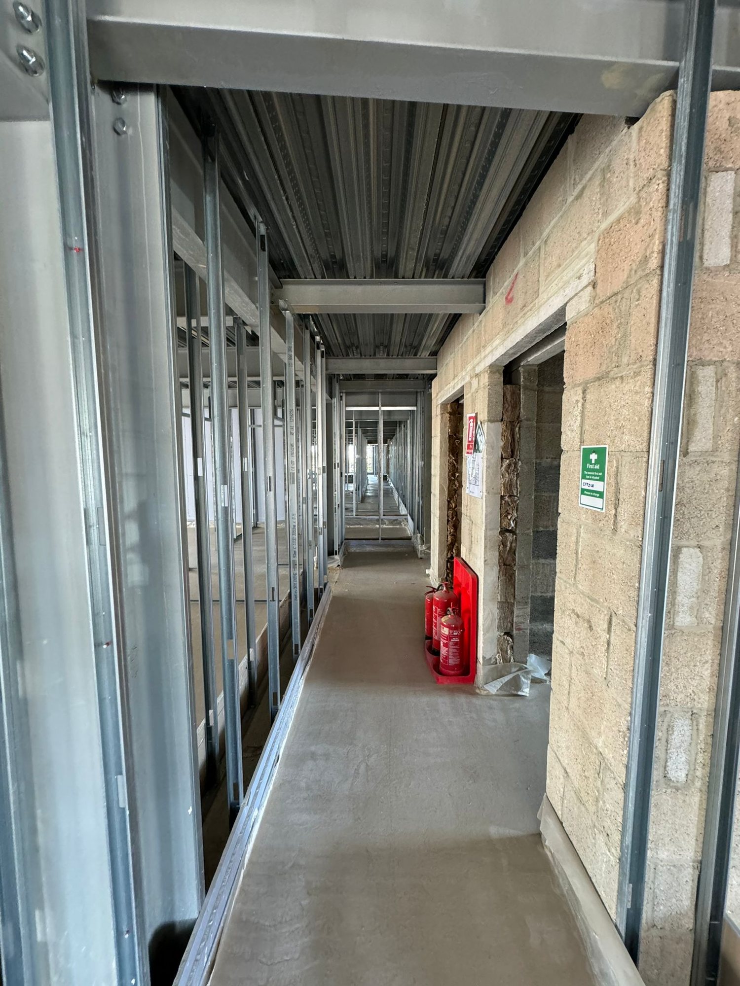 Cambridge Place fire-protected corridor