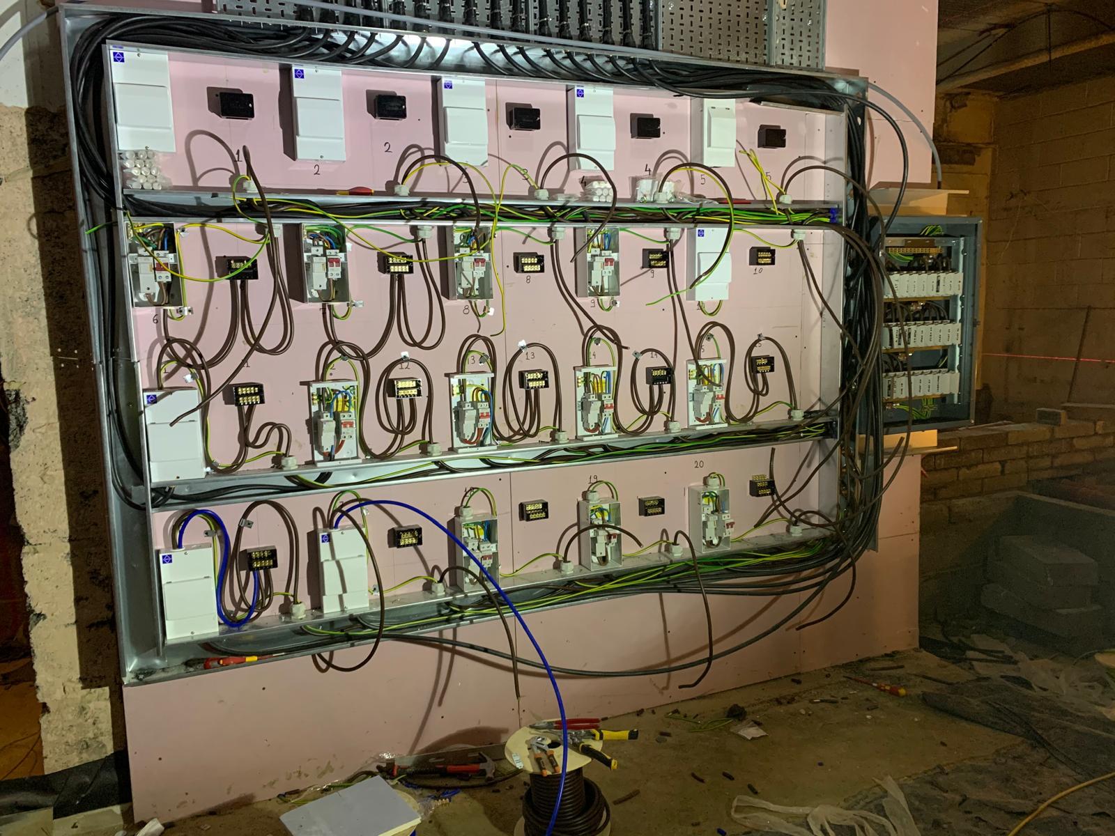 Electrical installation and distribution board