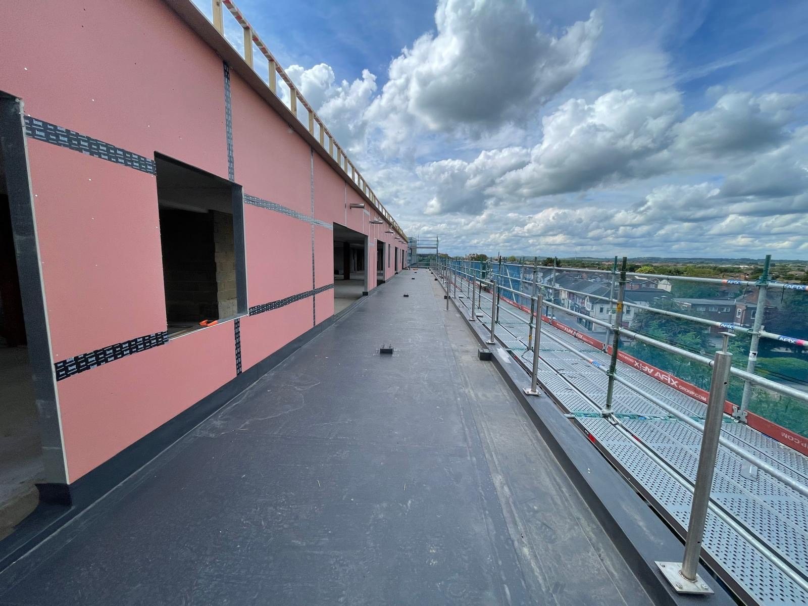 Sloane House roof terrace and weatherproofing