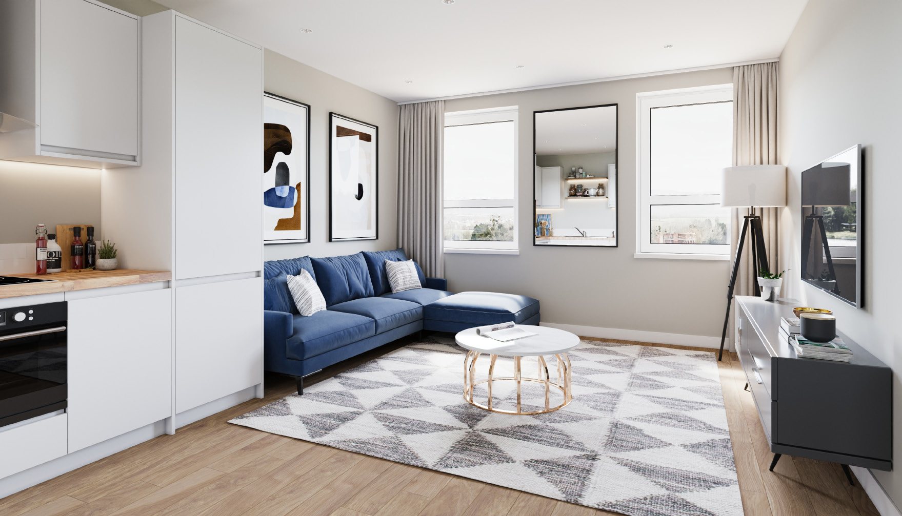 Sloane House finished living area