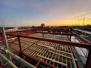 Sloane House construction