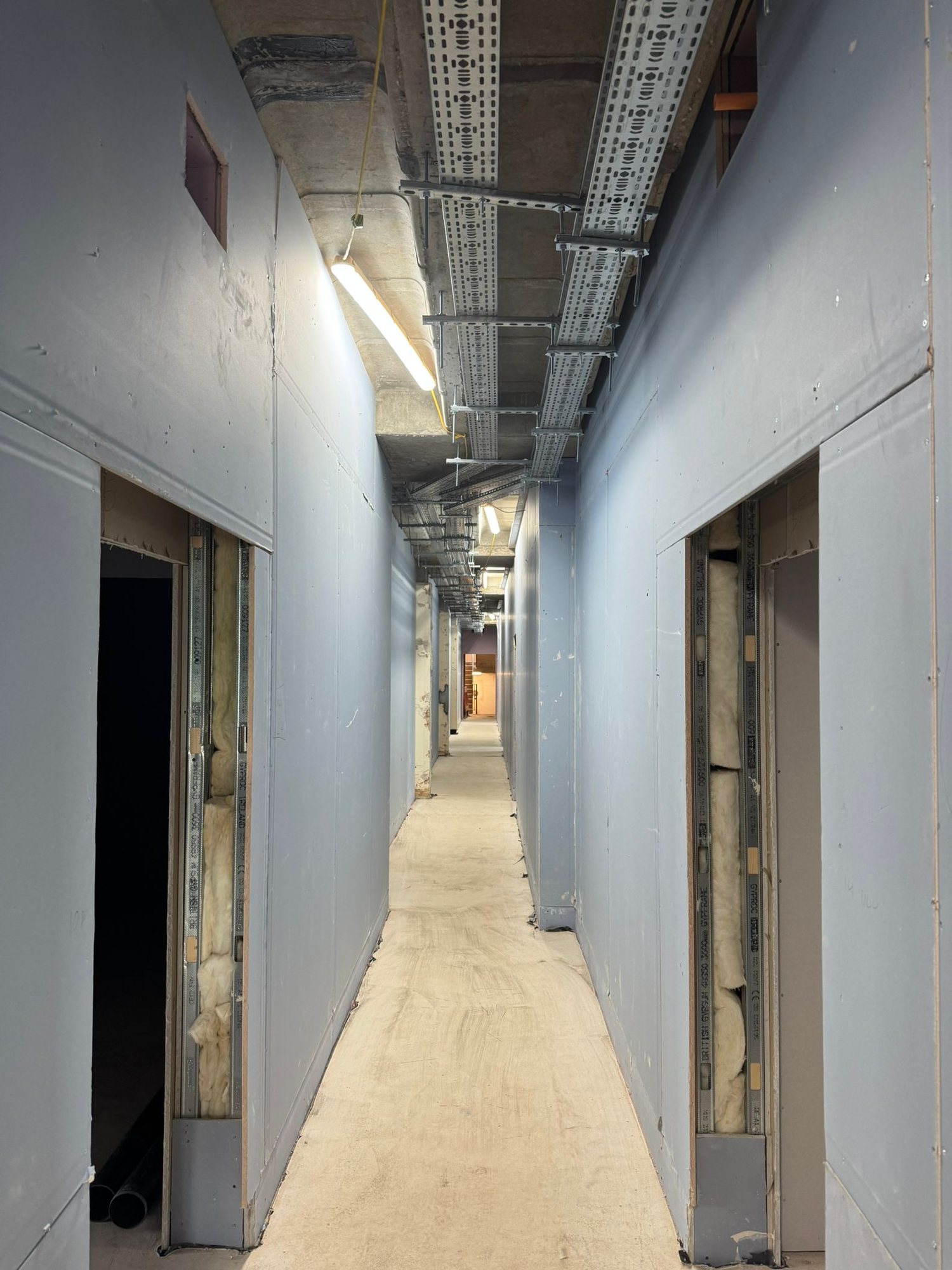Tonman House drylining and fire protection
